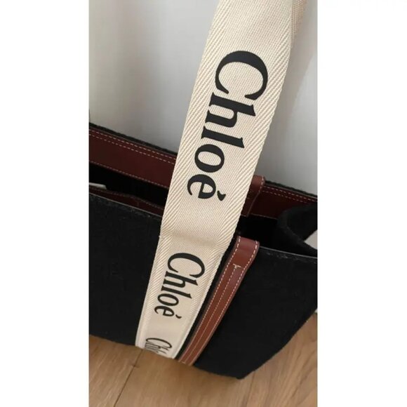 Chloe WOODY medium tote bag - Picture 5 of 7